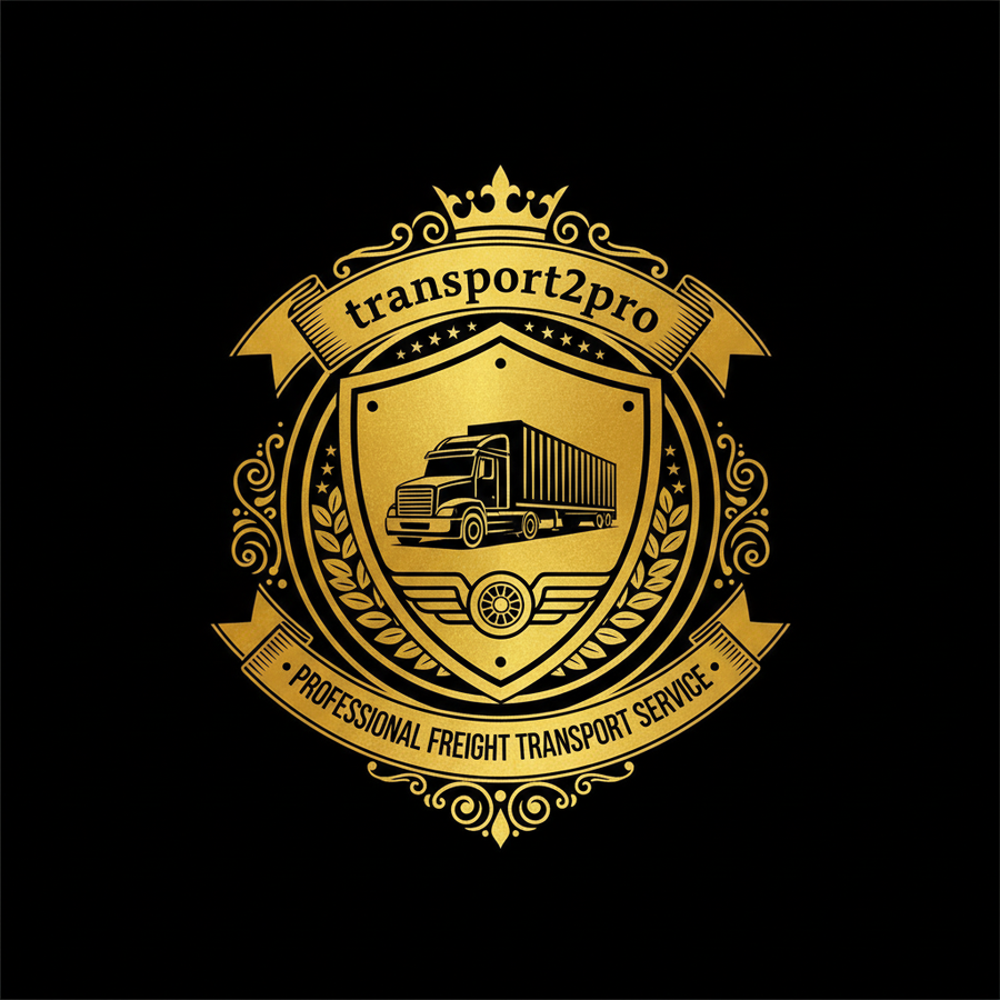 transport2pro emblemat czarne tło
